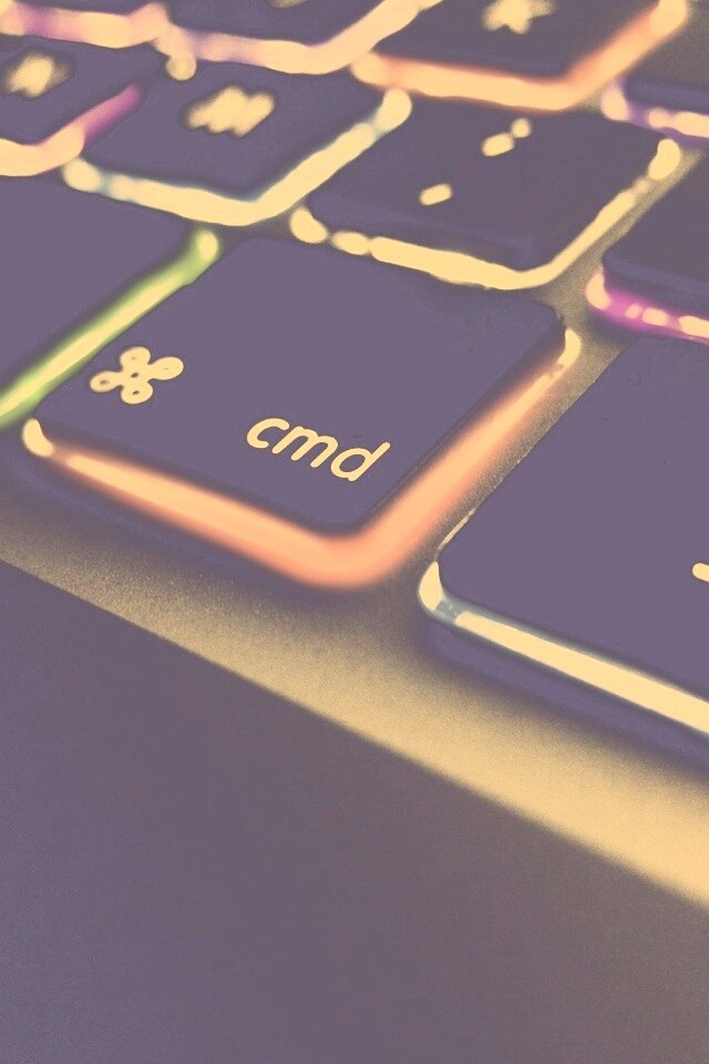 Разноцветная клава макбука обои