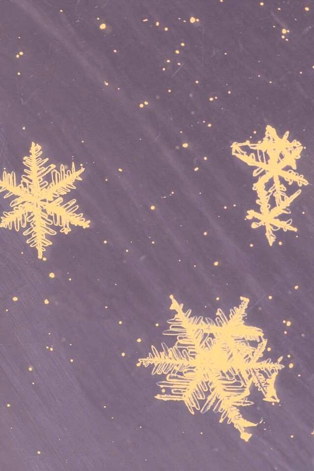 Снежинки обои