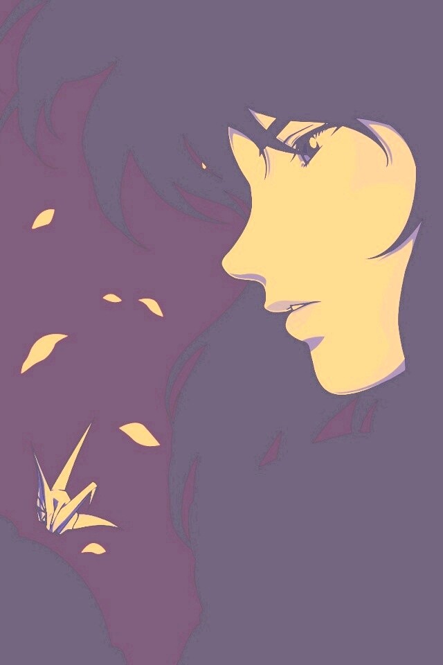 Девушка делает оригами обои