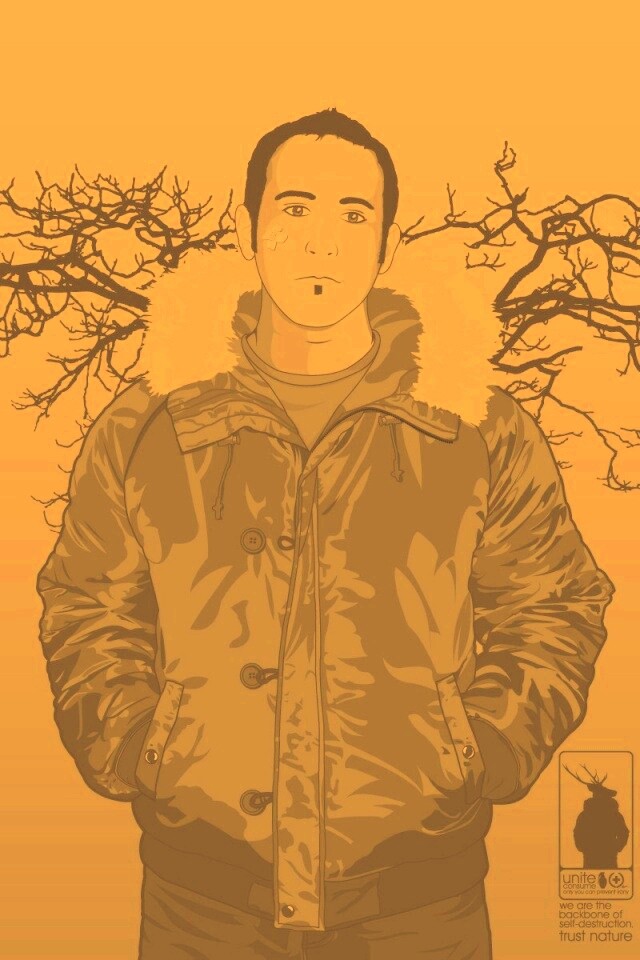 Парень-олень обои