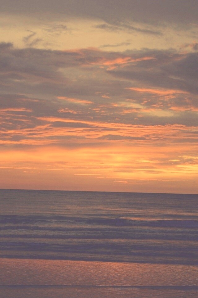 Закат на море обои