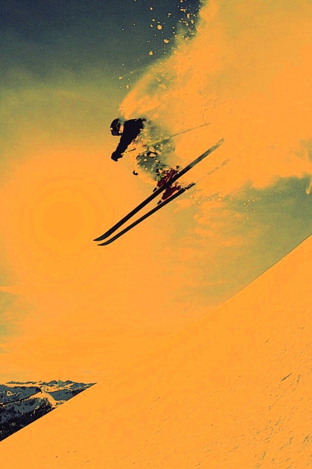 Горнолыжник обои