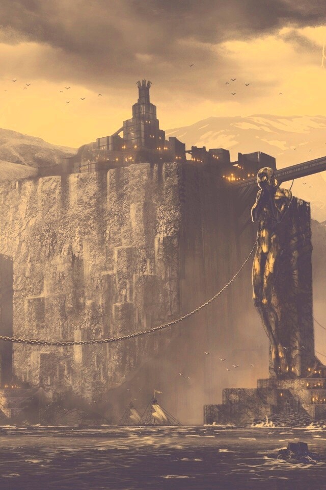 Концепт арт из Dragon Age 2 обои