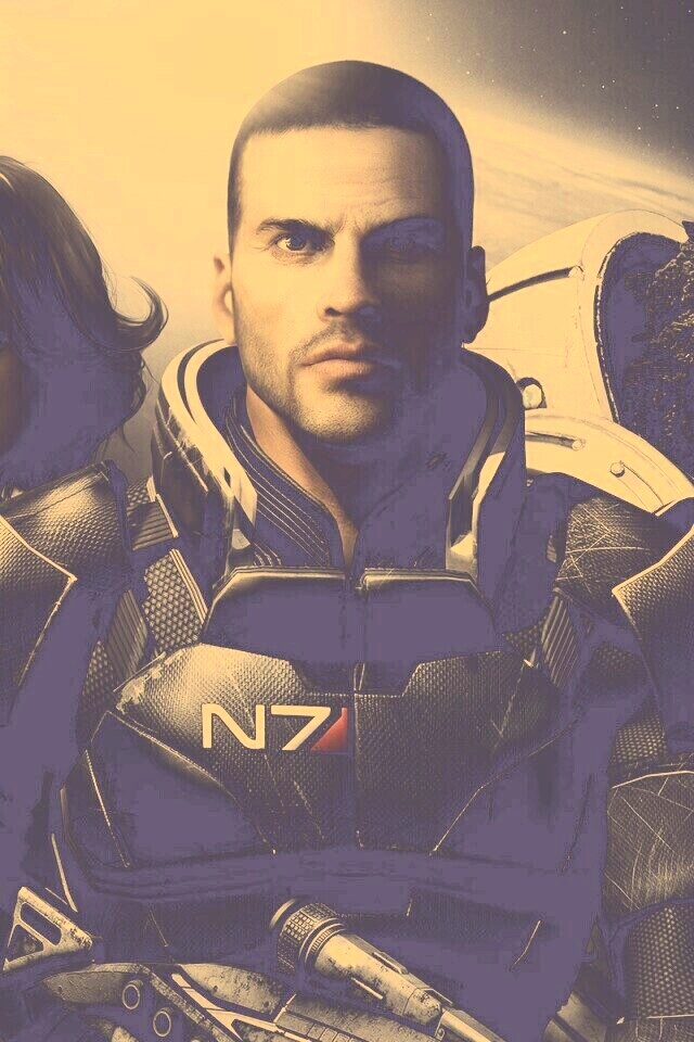 Mass Effect N7 обои