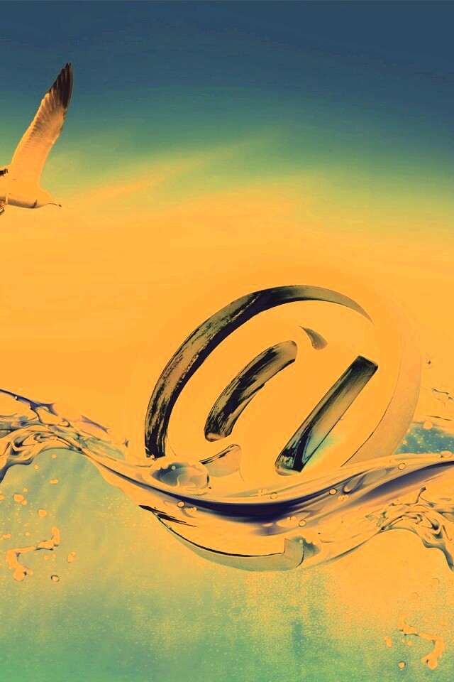 Собака тонет обои