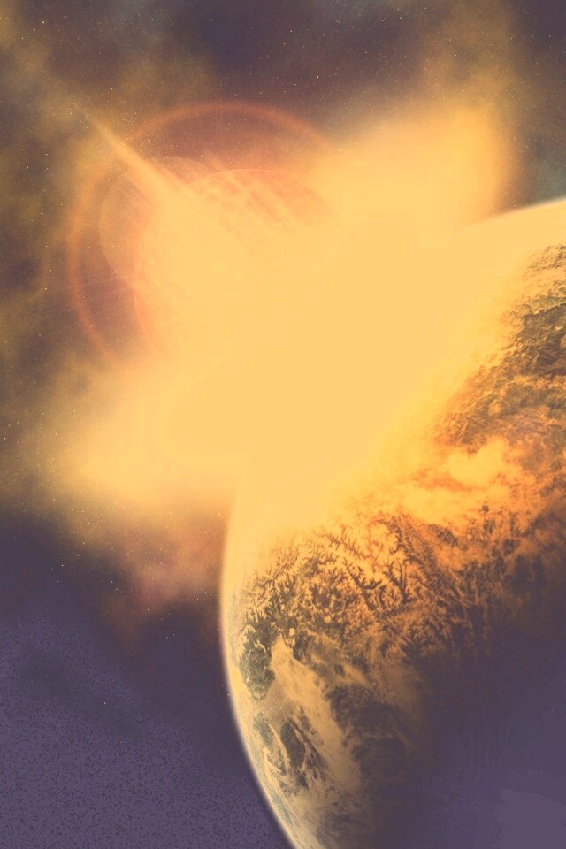 Восход за горизонтом обои