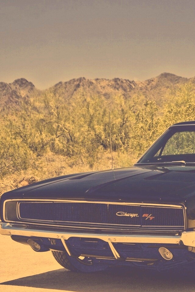 Черный Додж обои