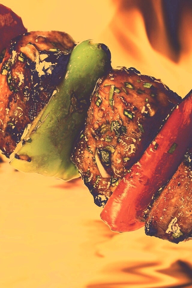 Сочный шашлычок обои