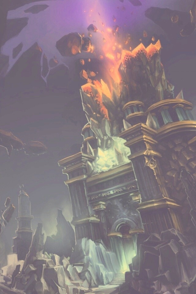 Вход в вулканический храм обои