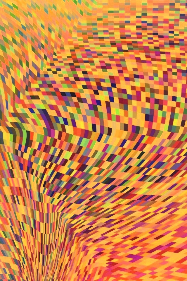 Пиксельная воронка обои