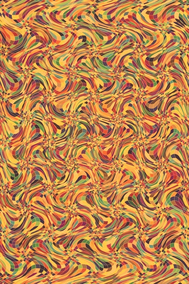 Кривые разноцветные клеточки обои