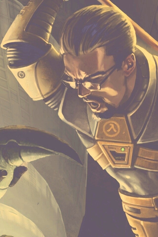 Рисованный Гордон Фримен обои