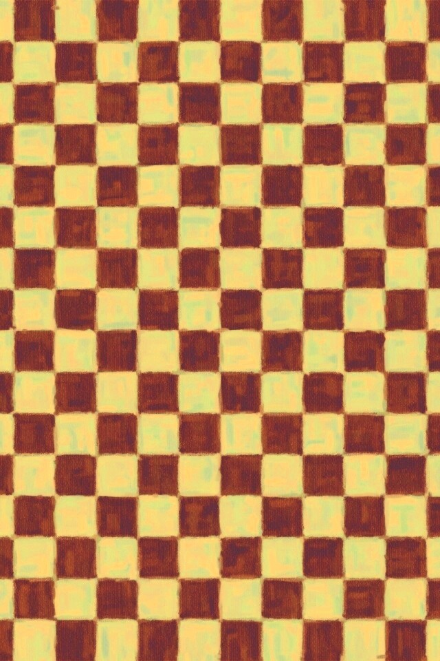 Рисованные красно-голубые клетки обои