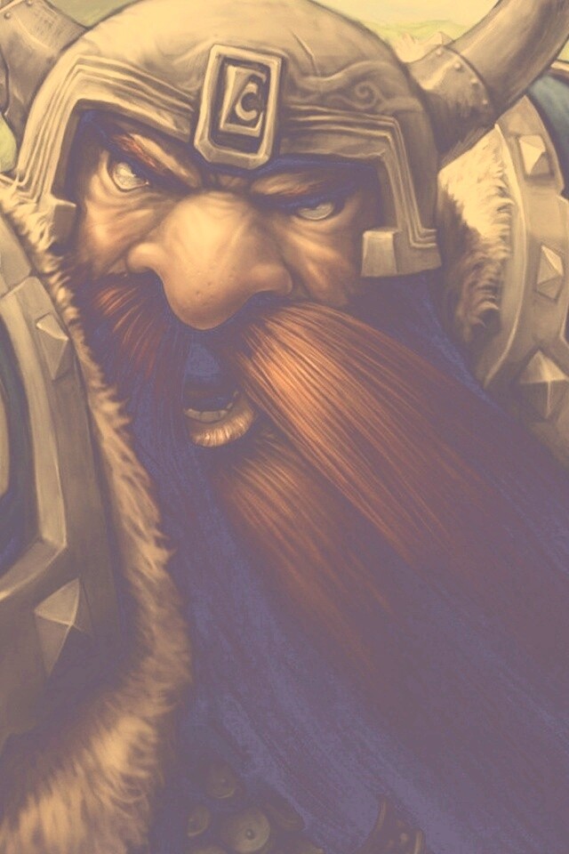 Гном убегающий от ночной эльфийки обои