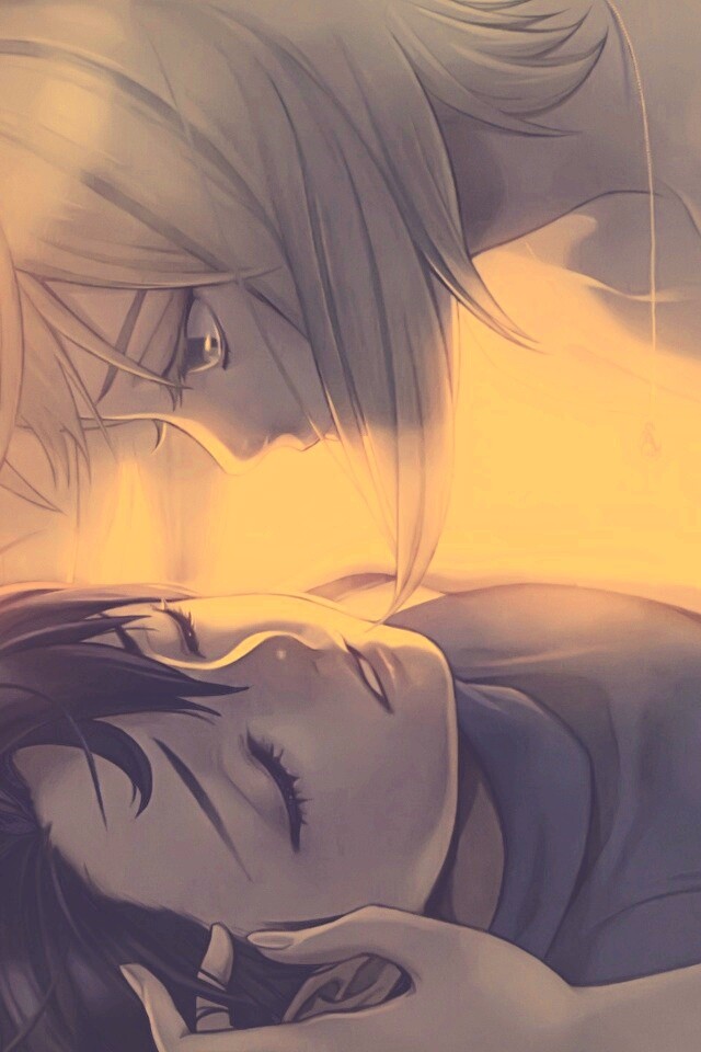 За секунду до поцелуя обои