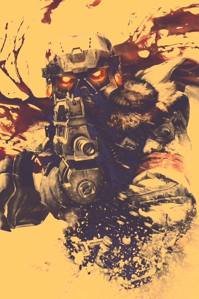 Боец в зимней форме обои