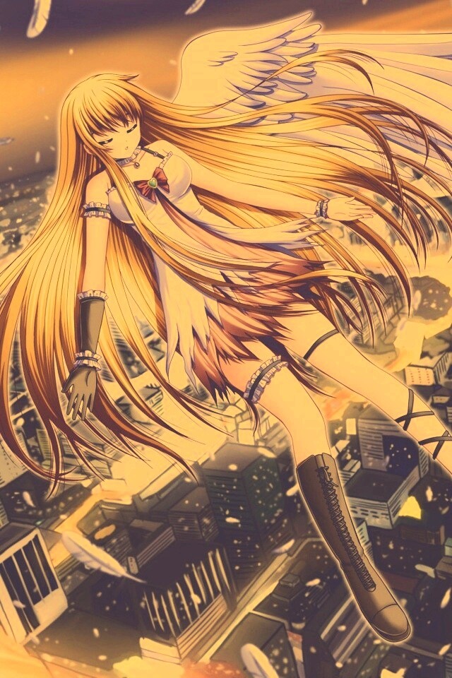 Неопознанная девушка из аниме обои