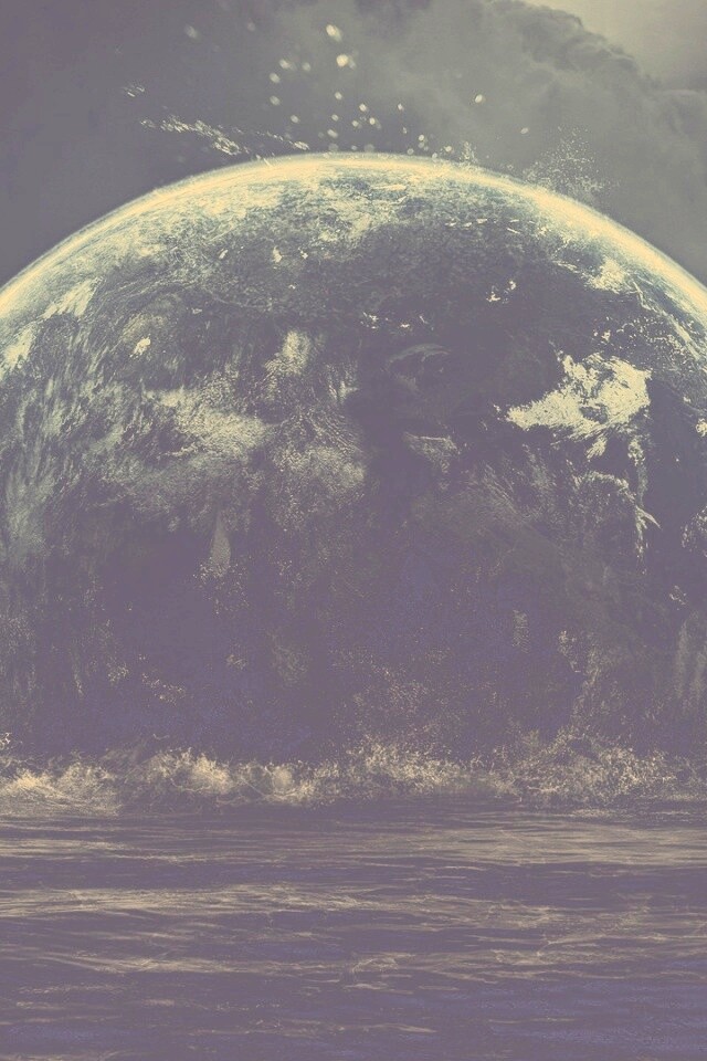 Тонущая планета обои