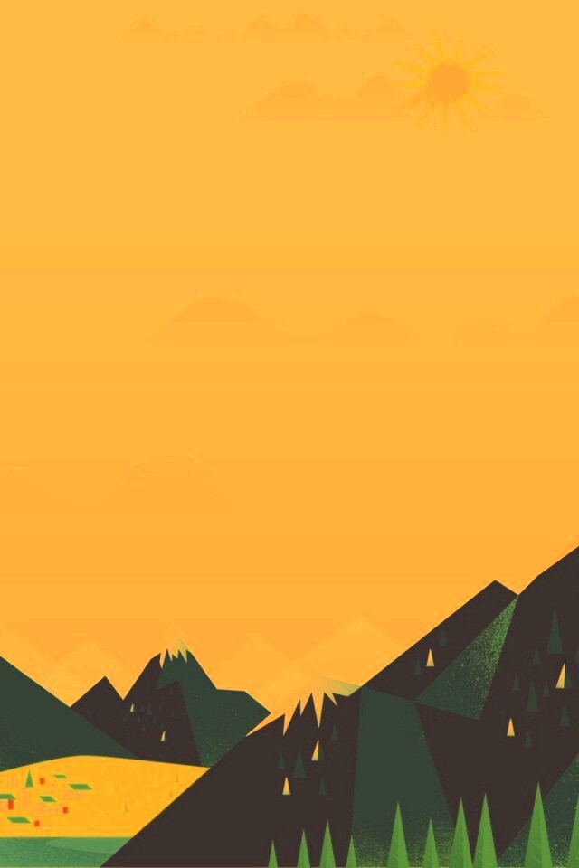 Векторный пейзаж обои