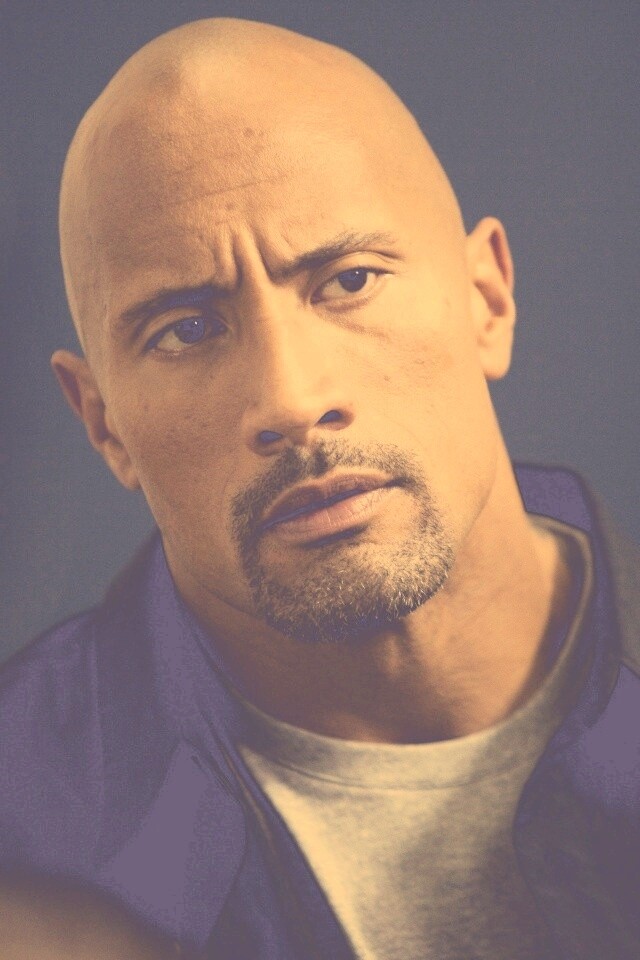 Dwayne johnson, Actor, Bald, Hair, Celebrity обои