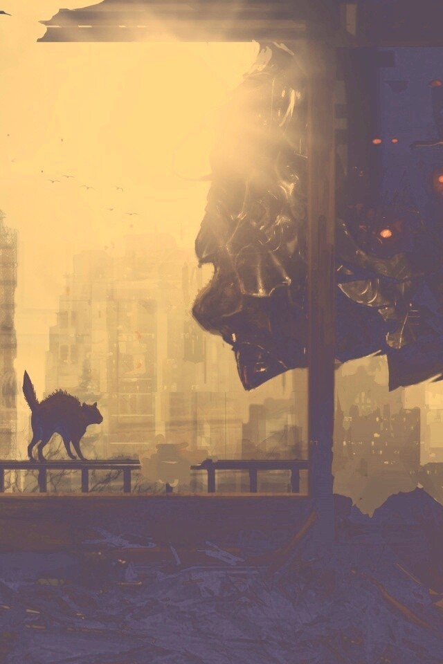 Кошкино удивление обои