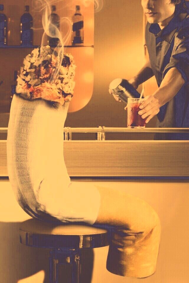 Сигарета в баре обои