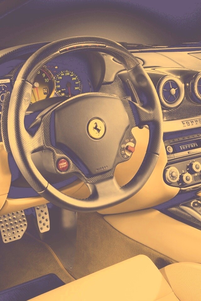 Салон феррари обои