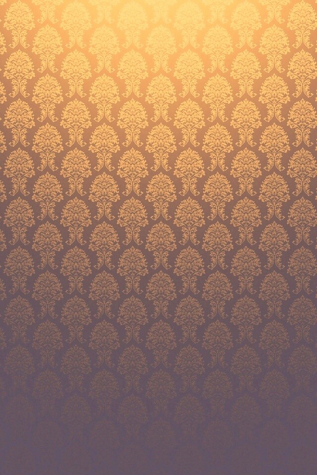 Оранжевые узоры обои