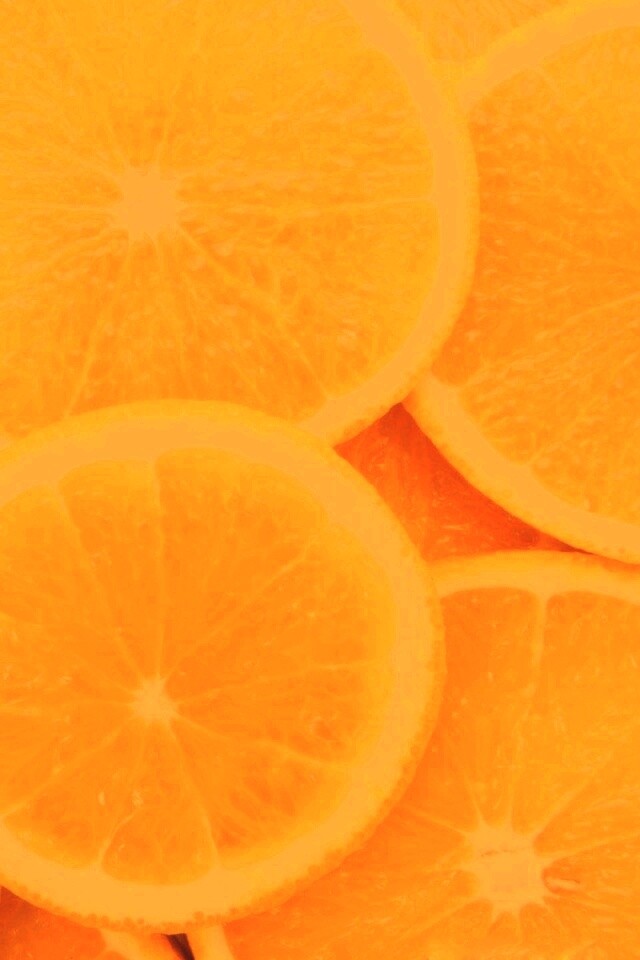 Апельсиновые дольки обои
