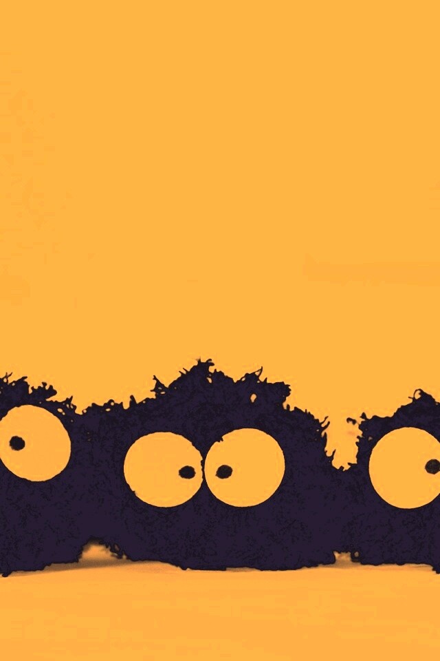 Кляксы с глазами обои