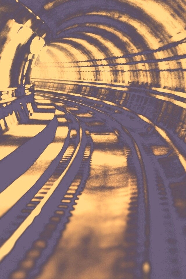 Тоннель метро обои