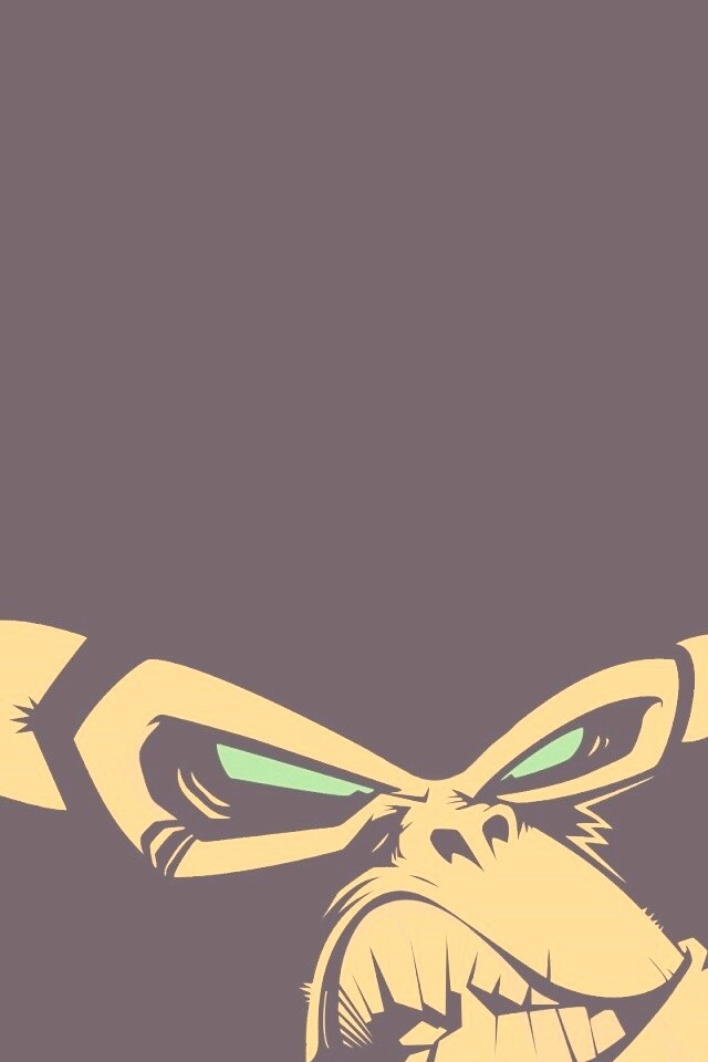 Злая обезьяна обои