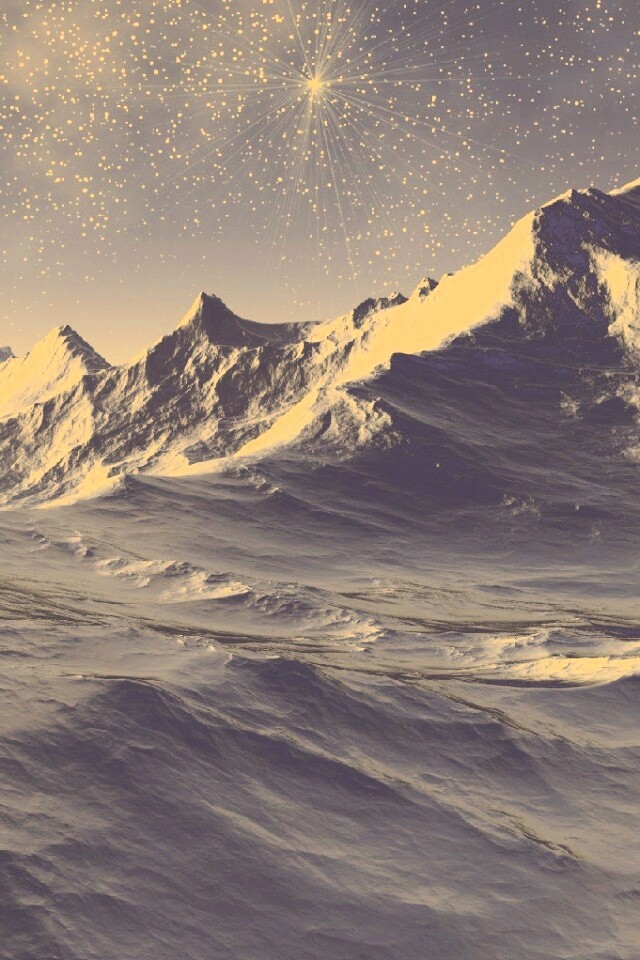 Северные горы обои