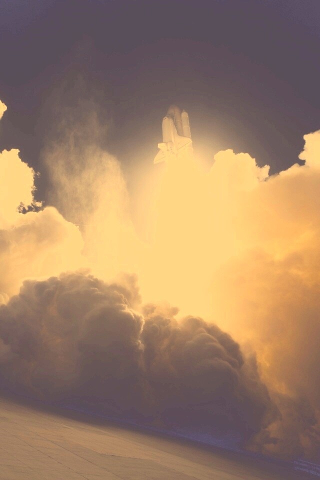 Взлет шатла обои