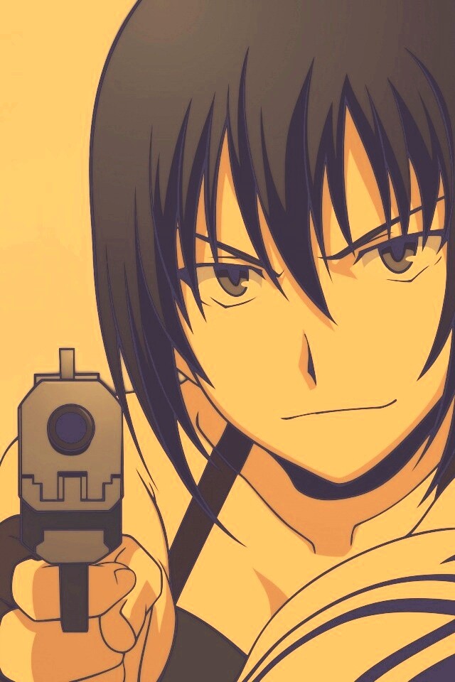 Девушка с пистолетом обои