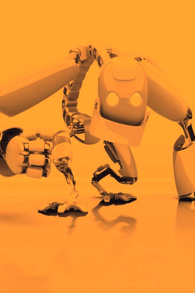 Крадущийся робот обои