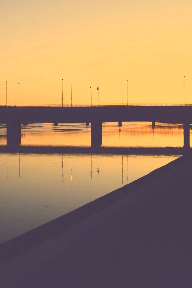 Живописный мост обои