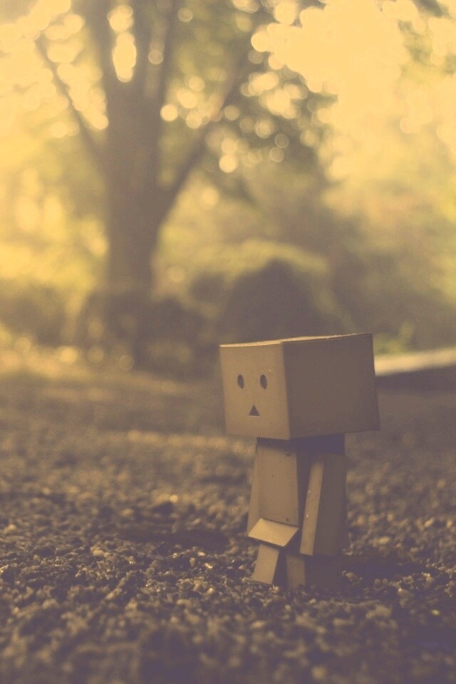 Картонный человечек обои