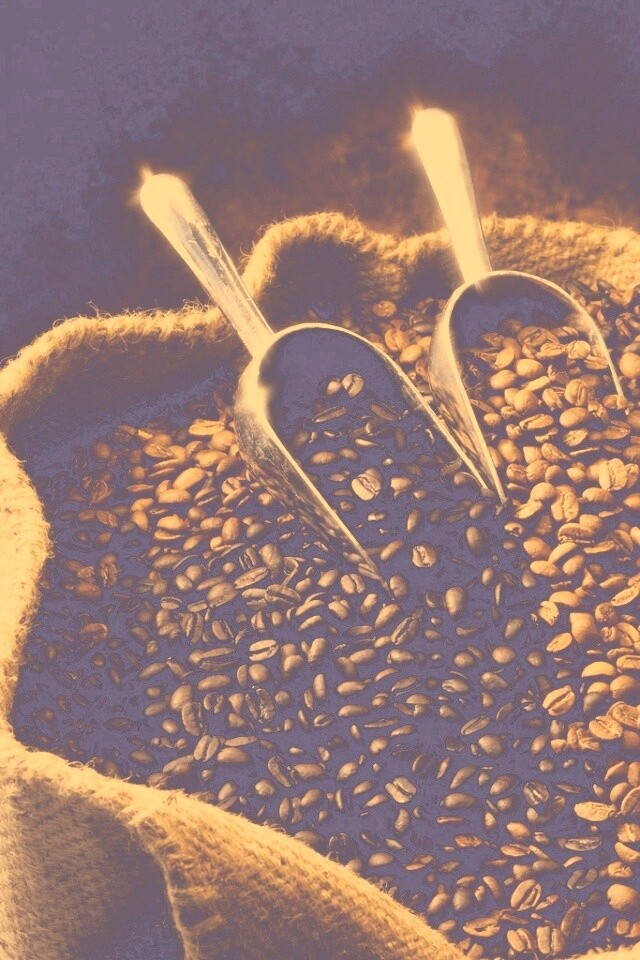 Мешок кофейных зерен обои