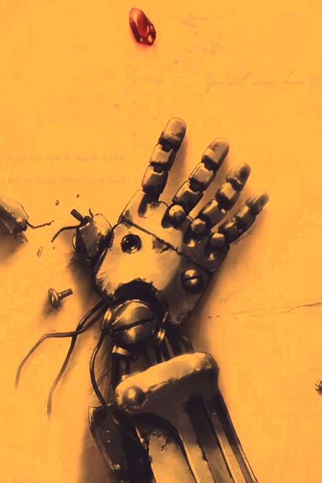 Автопротез из анимэ Стальной Алхимик обои