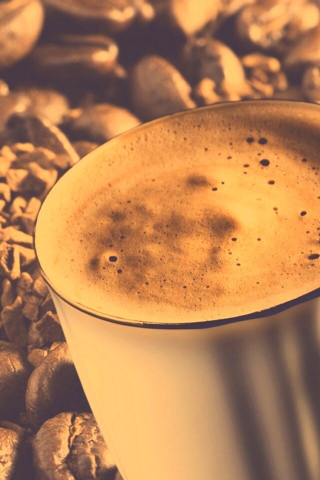 Кружка заварного кофе обои