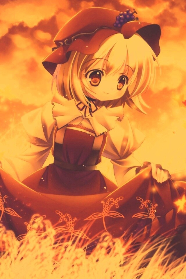 Девочка в поле обои