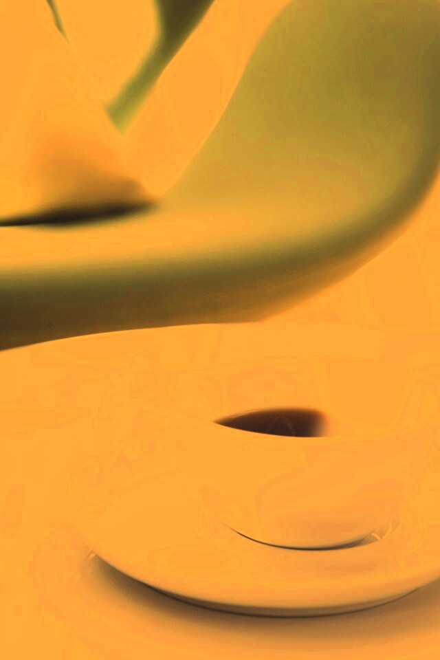 Чашка утреннего кофе обои