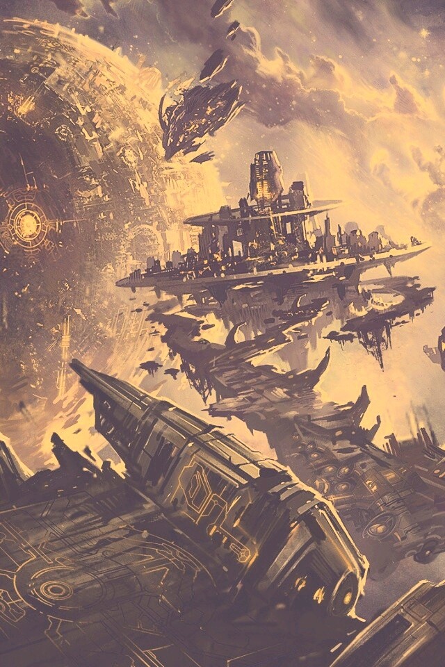 Фантастический пейзаж обои