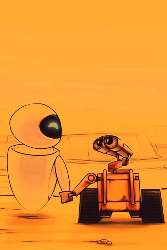 WALL-E и Ева обои