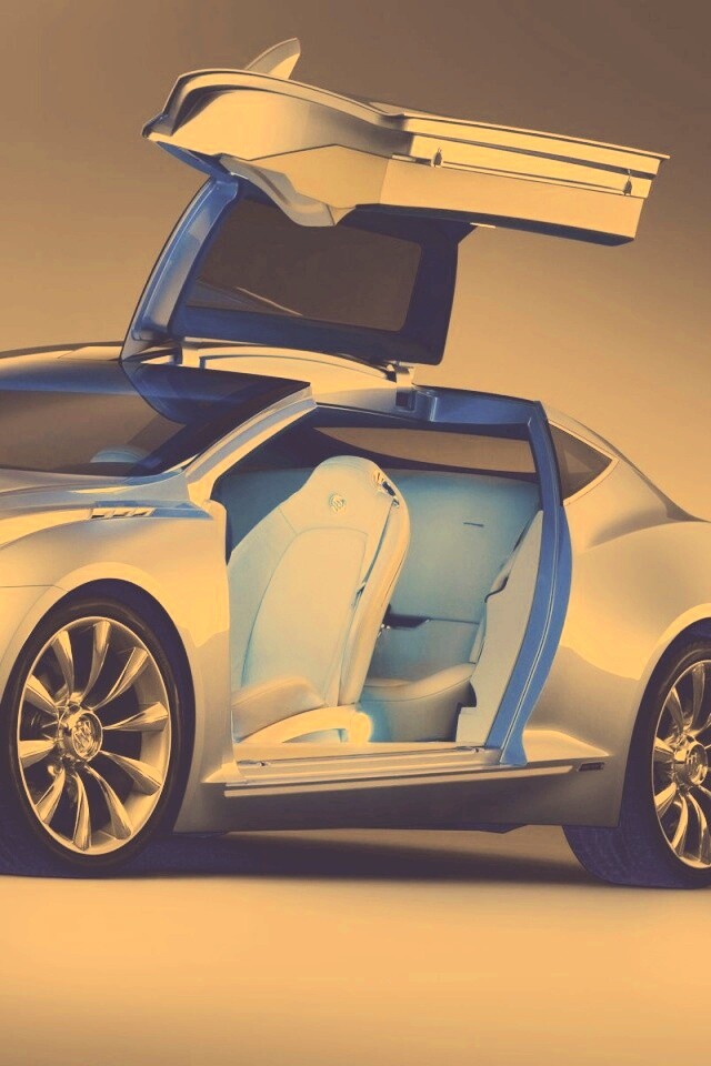 Buick Riviera с распахнутой дверцей обои