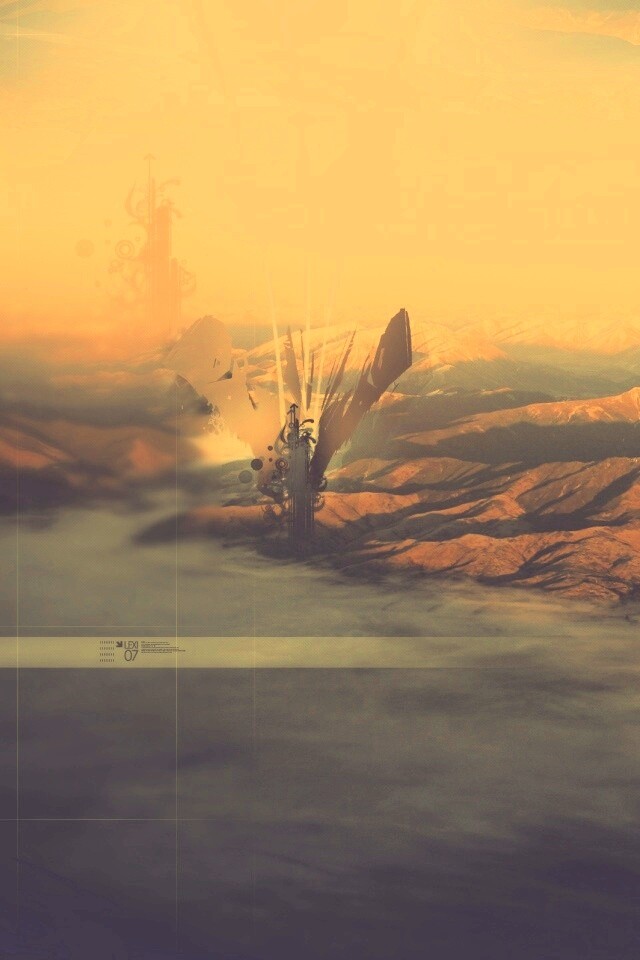 Горная абстракция обои