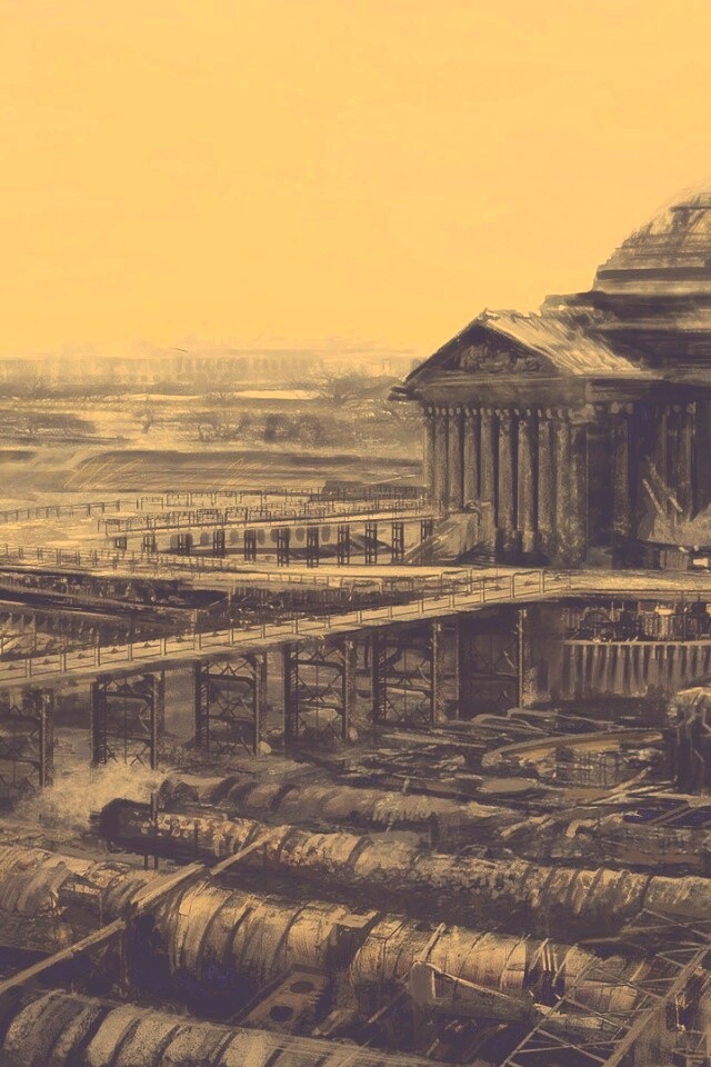 Водоочиститель в мемориале Джеферсона из Fallout 3 обои