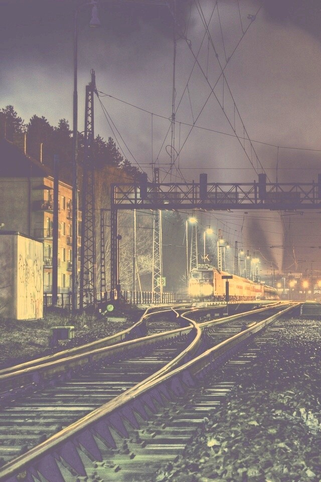 Железнодорожная станция обои