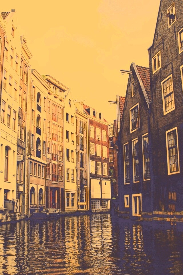 Венецианские каналы в Амстердаме обои